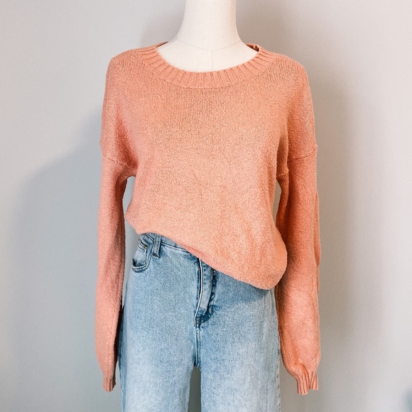 Coral Knit Light Weight Sweater | Hollister - Picture 1 of 8